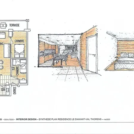 Résidence Diamant - De Standing Rénové Par Architecte Mae-9184 * Val Thorens